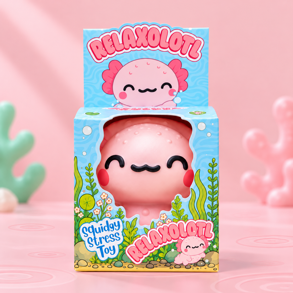 Relaxolotl Axolotl Squishy – Slow Rise Stress Toy