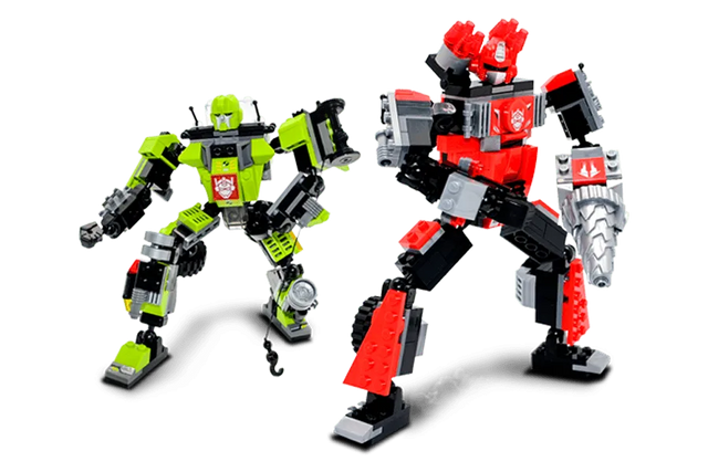 Three Robotryx Guardian robots posed together