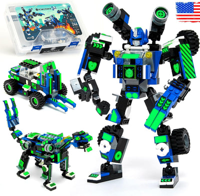 Snabglider — 3-in-1 Robot Building Set with Cannon Blasters