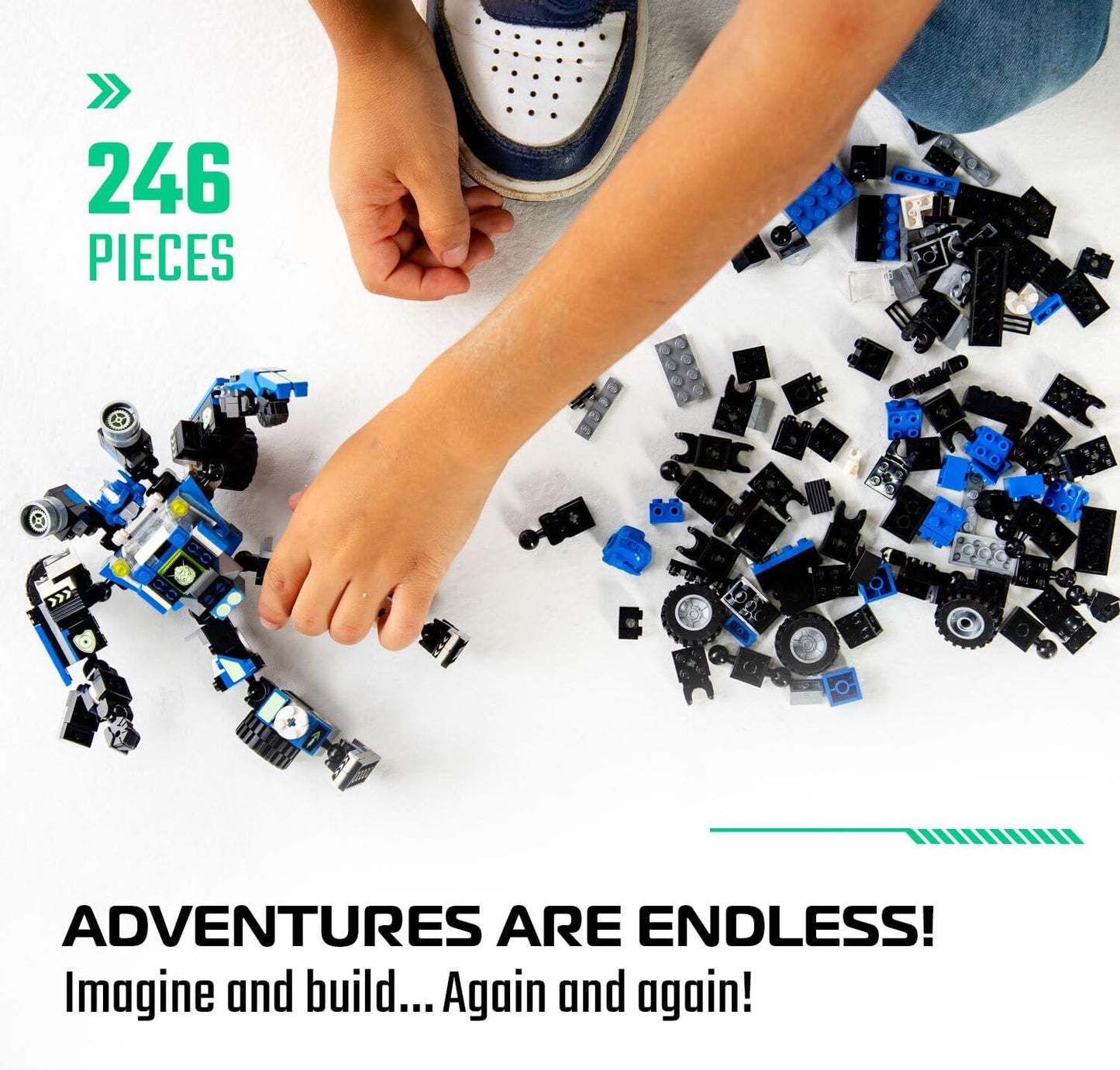 Snabglider — 3-in-1 Robot Building Set with Cannon Blasters