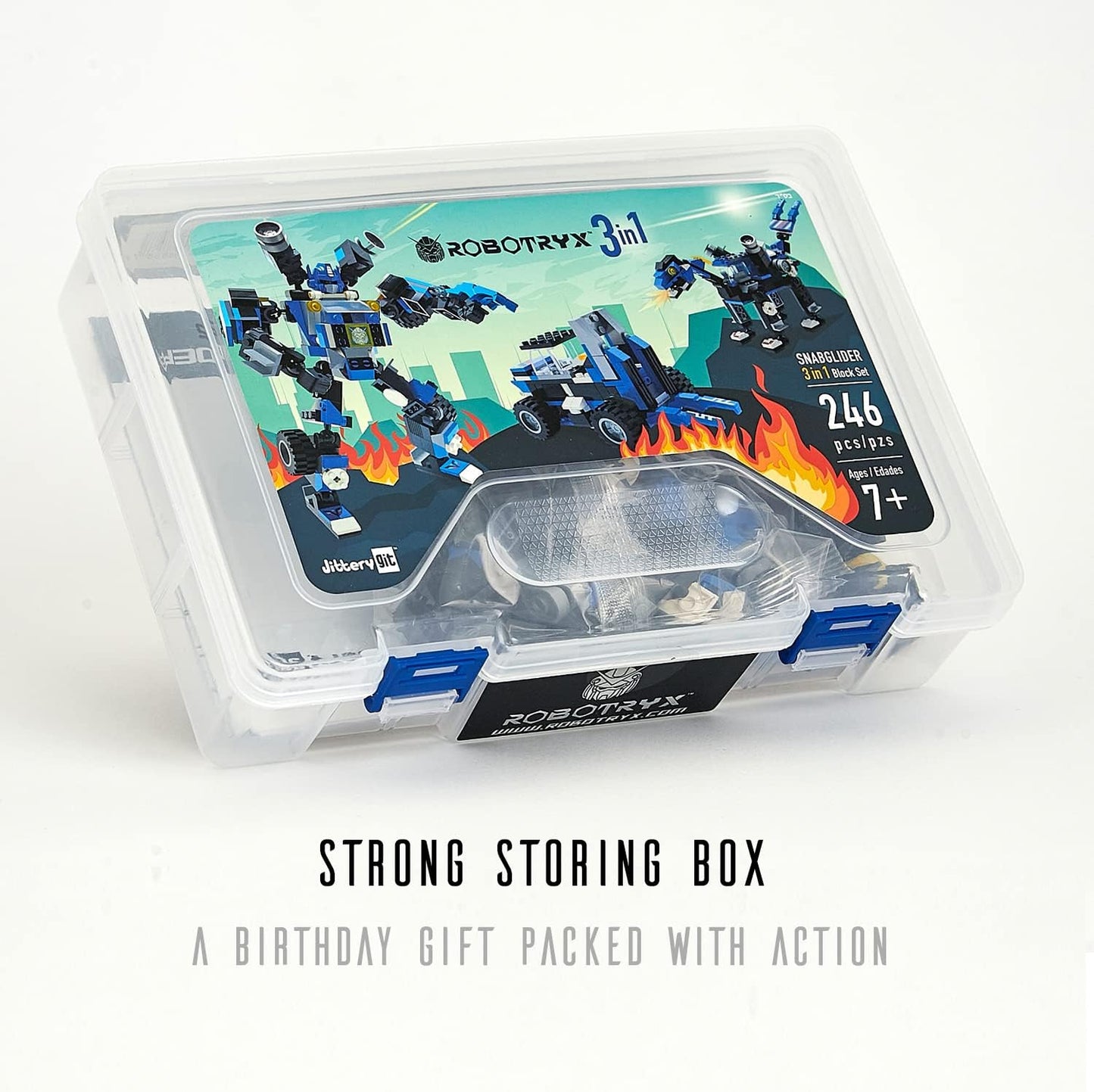 Snabglider — 3-in-1 Robot Building Set with Cannon Blasters