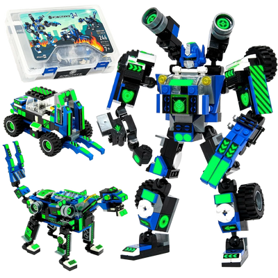 Snabglider — 3-in-1 Robot Building Set with Cannon Blasters