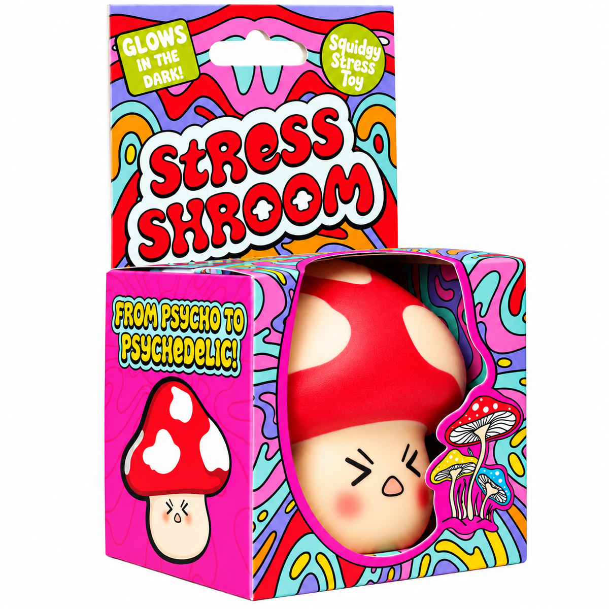 Stress Shroom Mushroom Squishy – Novelty Stress Toy