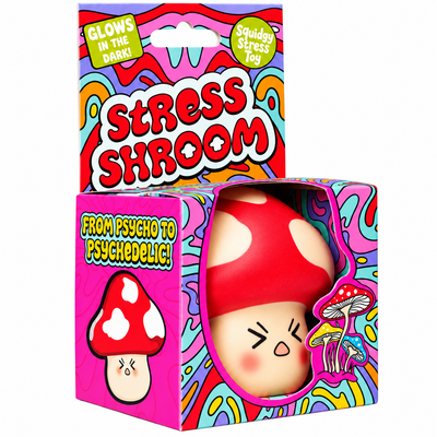 Stress Shroom Mushroom Squishy – Novelty Stress Toy