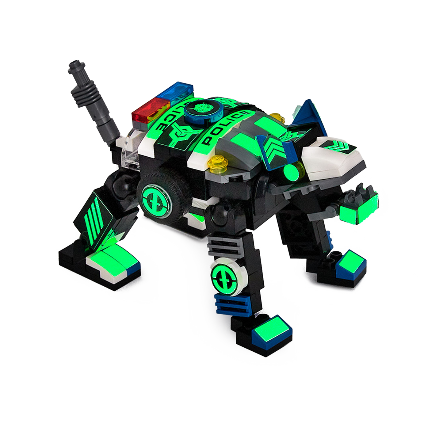 Voltroid Police — 3-in-1 Robot, K-9 & Police Car Building Set